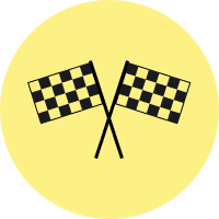 Racingflaggor ikon