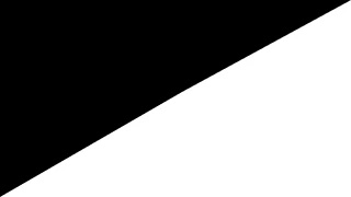 Svart/vit diagonal flagga
